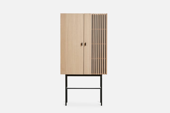 Armoire Array, 80cm, Chêne pigmenté blanc Woud