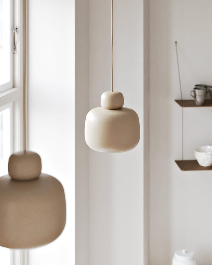 Lampe à suspension Stone large, Beige Woud