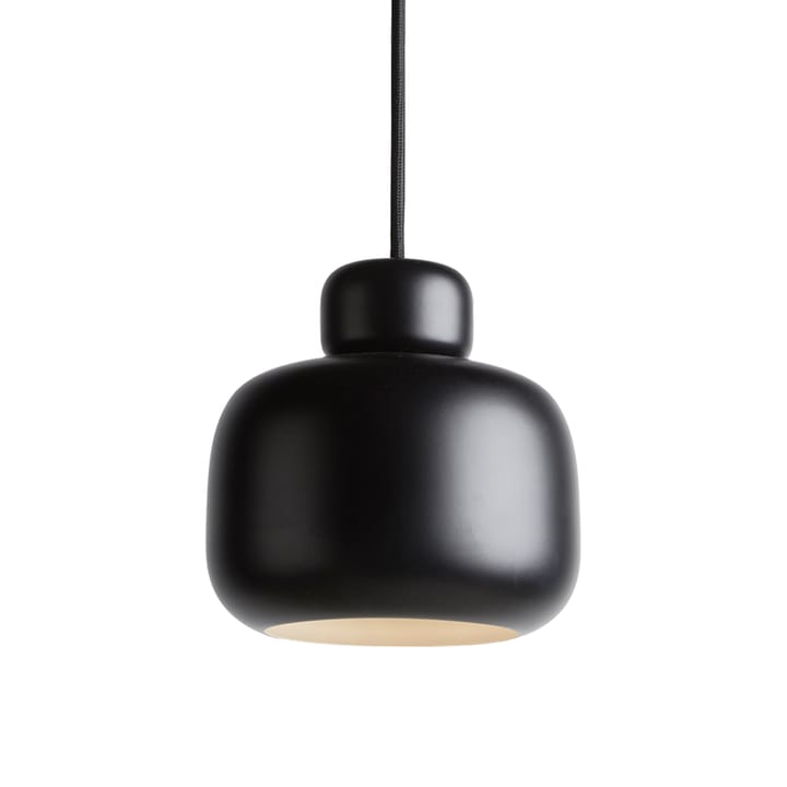 Lampe à suspension Stone large - Black - Woud