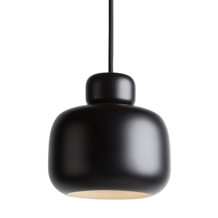 Lampe à suspension Stone small - noir - Woud
