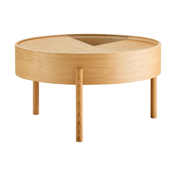 Table basse Arc Ø66 cm - Chêne huilé - Woud