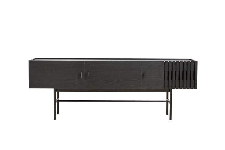 Table d'appoint Array, 150 cm, Chêne peint en noir Woud