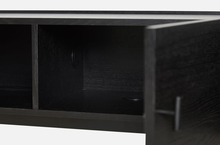 Table d'appoint Array, 150 cm, Chêne peint en noir Woud