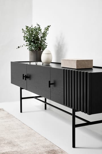 Table d'appoint Array, 150 cm - Chêne peint en noir - Woud