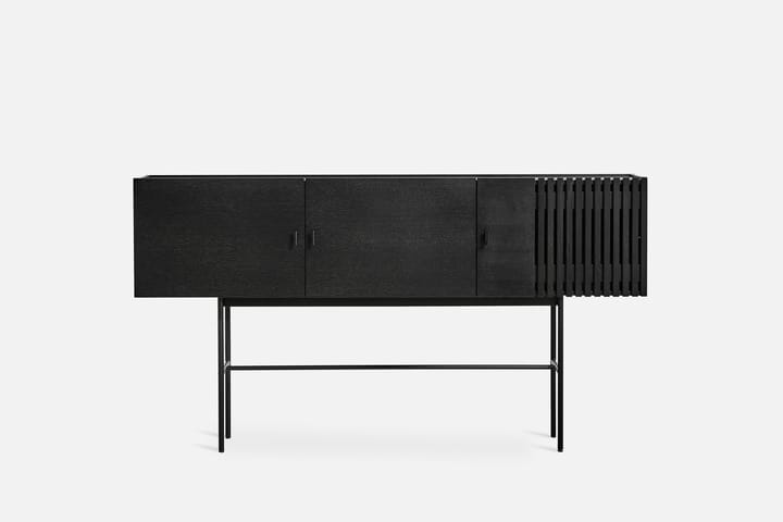 Table d'appoint Array, 180 cm, Chêne peint en noir Woud