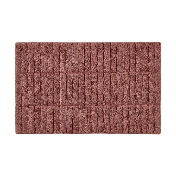 Tapis de salle de bain Tiles - Rouge pêche - Zone Denmark