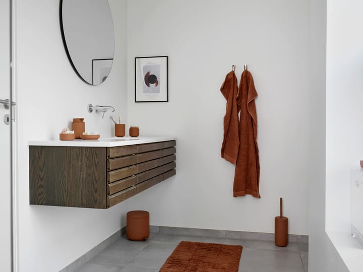 Tapis de salle de bain Tiles - Terracotta - Zone Denmark