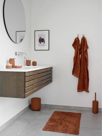 Tapis de salle de bain Tiles - Terracotta - Zone Denmark