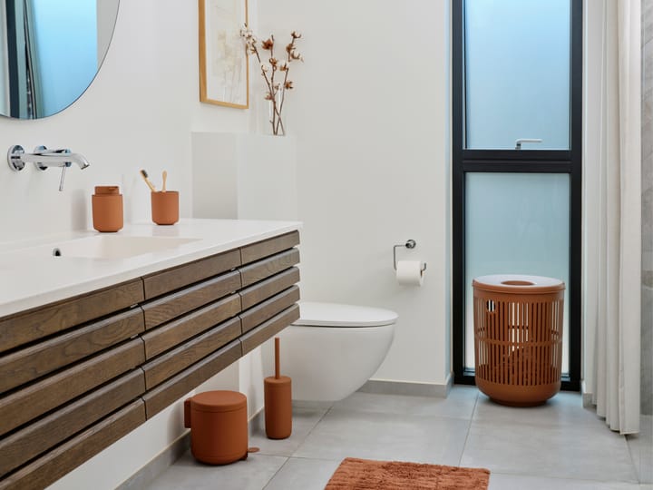 Tapis de salle de bain Tiles - Terracotta - Zone Denmark