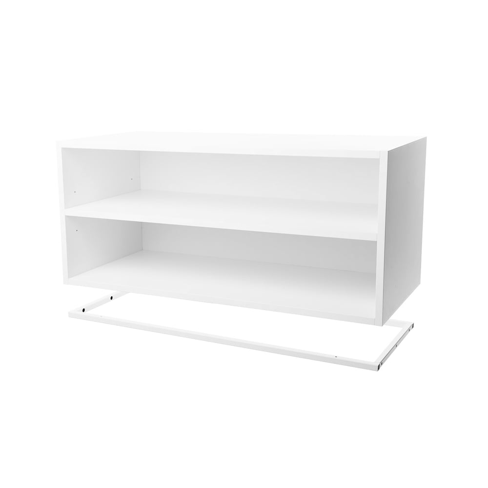 Zweed Module de rangement Molto 840 blanc, cadre en métal blanc incl.